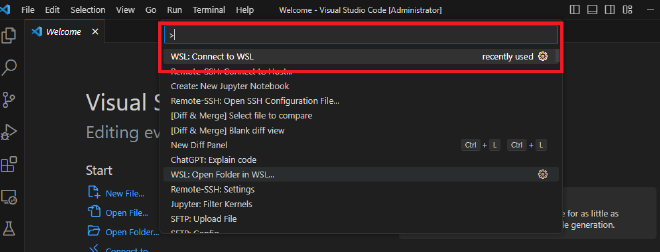 Connect To WSL