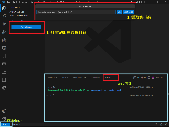 VS Code in WSL
